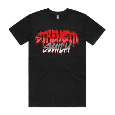 Strength Smith Anvil Logo & Font Graphic Tee Thumbnail