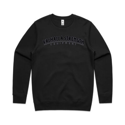 Valhalla Strength Equipment Typography Crew Neck  Thumbnail